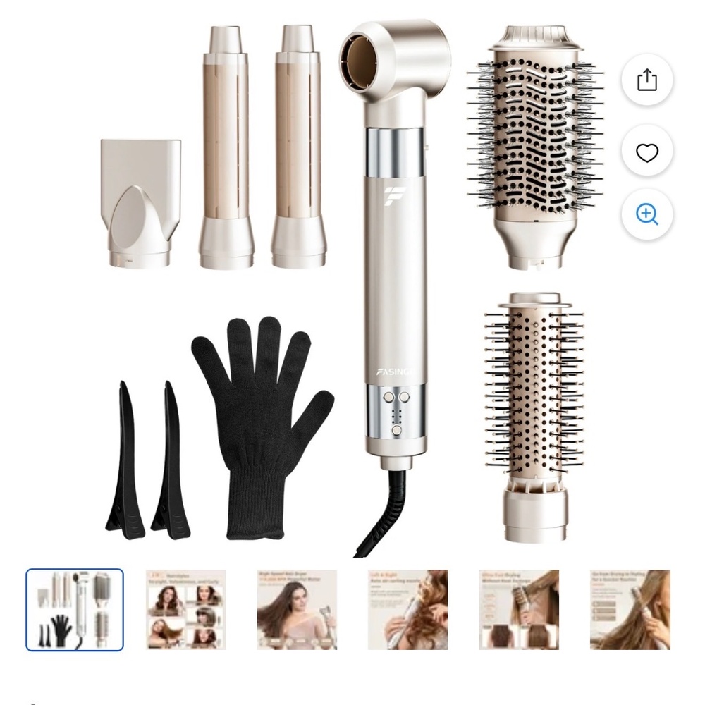 New 6 in 1 Hairdryer Brush